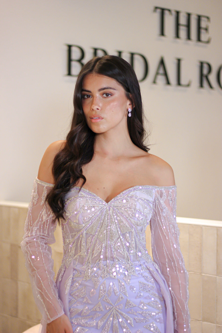 Evening dress Stormi - Lilac - LâNUIT COUTURE