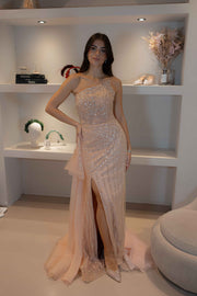 Evening dress Sparkle - Coral - LâNUIT COUTURE