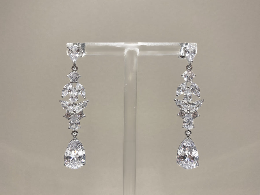 Bridal earrings - Style Amber